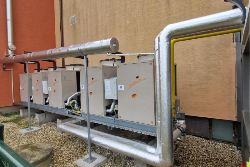 Referencie / Tepelné čerpadlo - Raslavice - foto Referencie / Tepelné čerpadlo - Raslavice - foto